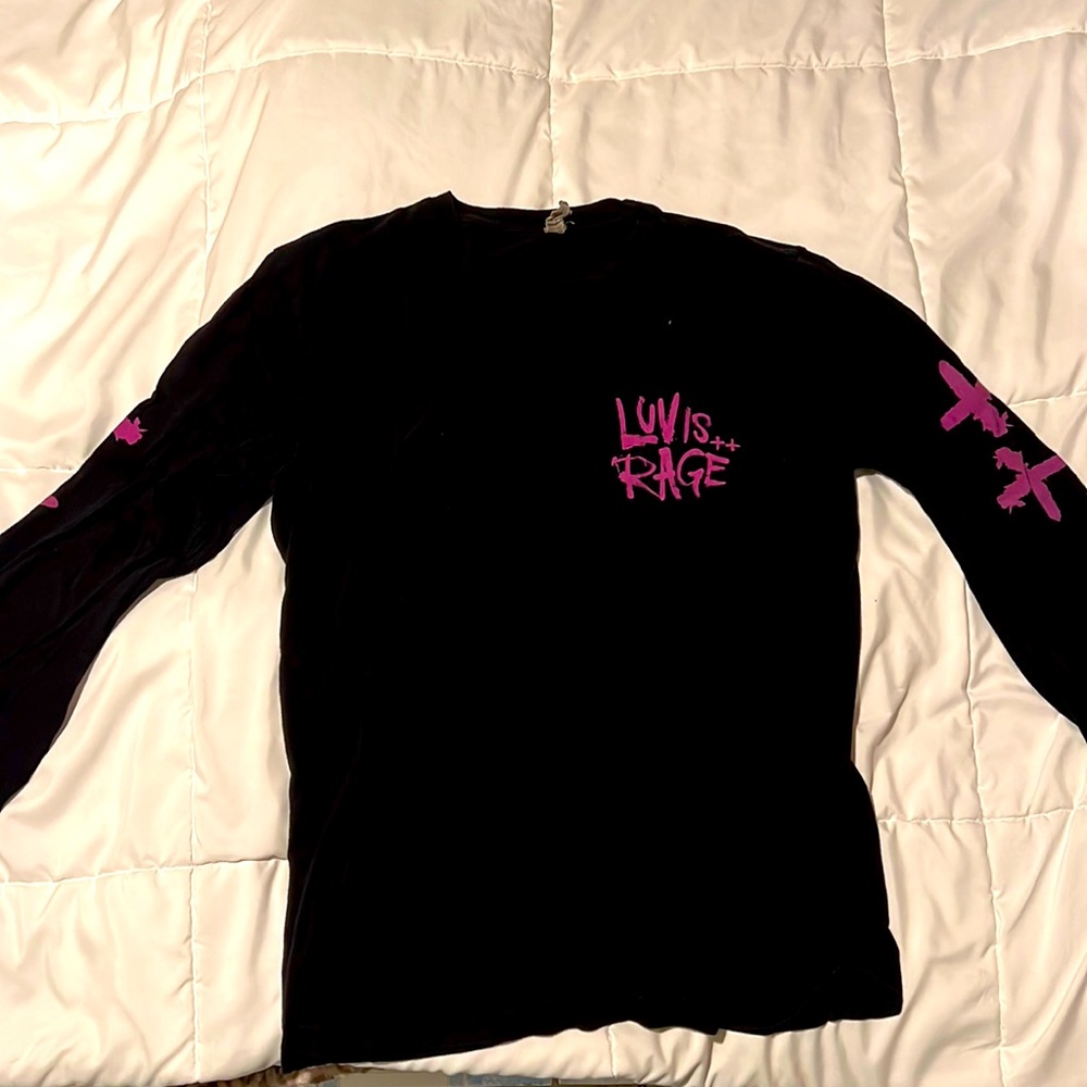 Lil Uzi vert Long-sleeve (Black) luv is rage size M